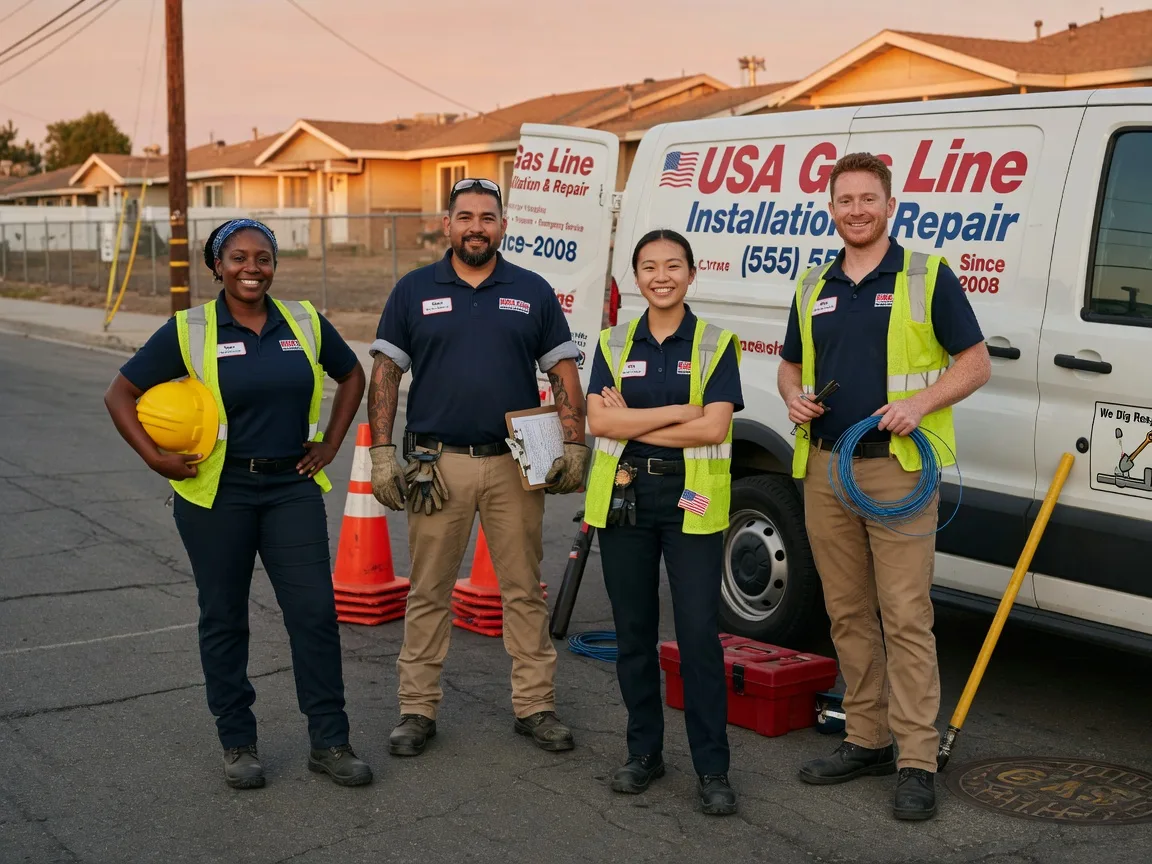 Gas Line Installation company in Girard, IL